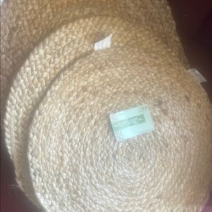 Round Woven Placemats Set of 4 hobby lobby